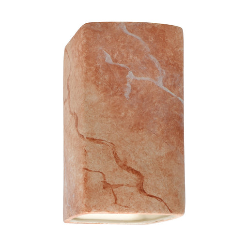 Justice Designs - CER-0910W-STOA - Lantern - Ambiance - Agate Marble