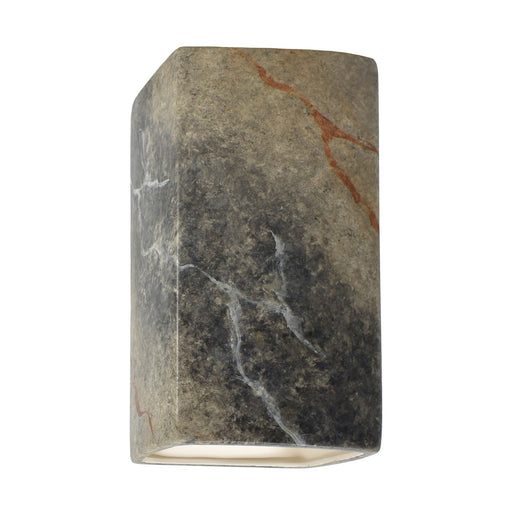 Justice Designs - CER-0910W-STOS - Lantern - Ambiance - Slate Marble