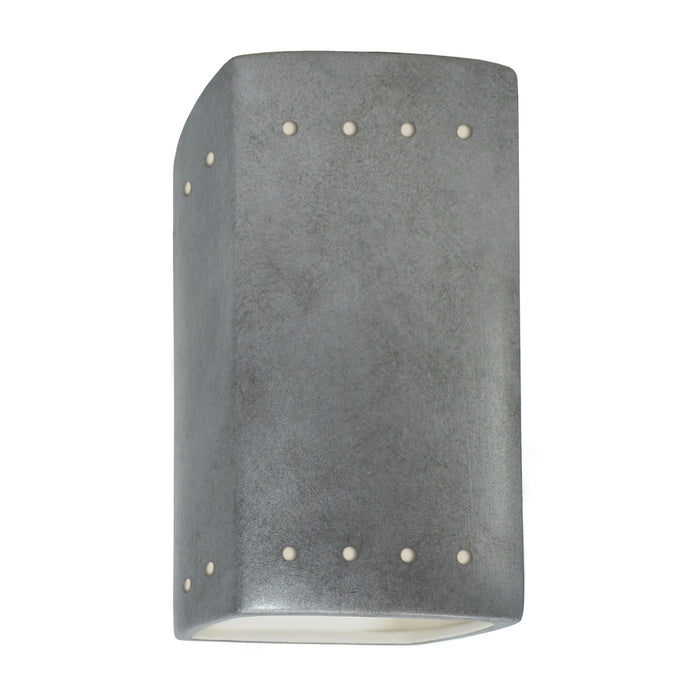 Justice Designs - CER-0920-ANTS-LED1-1000 - LED Lantern - Ambiance - Antique Silver