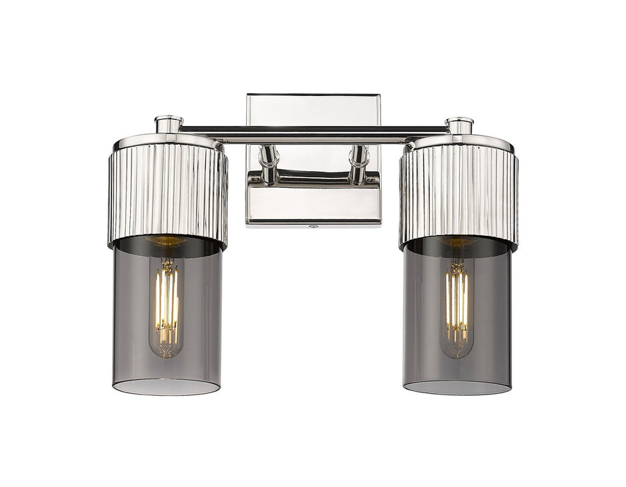 Innovations - 428-2W-PN-G428-7SM - LED Bath Vanity - Downtown Urban - Polished Nickel