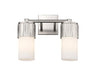 Innovations - 428-2W-SN-G428-7WH - LED Bath Vanity - Downtown Urban - Satin Nickel