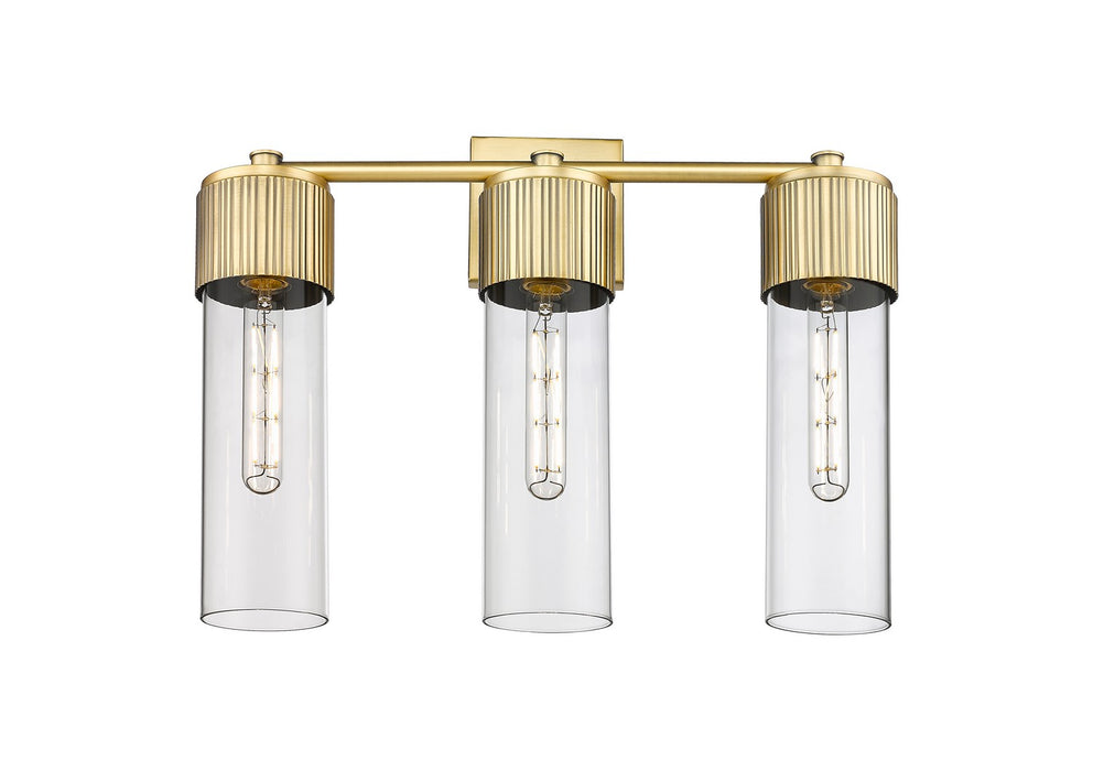 Innovations - 428-3W-BB-G428-12CL - LED Bath Vanity - Downtown Urban - Brushed Brass