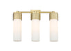 Innovations - 428-3W-BB-G428-12WH - LED Bath Vanity - Downtown Urban - Brushed Brass