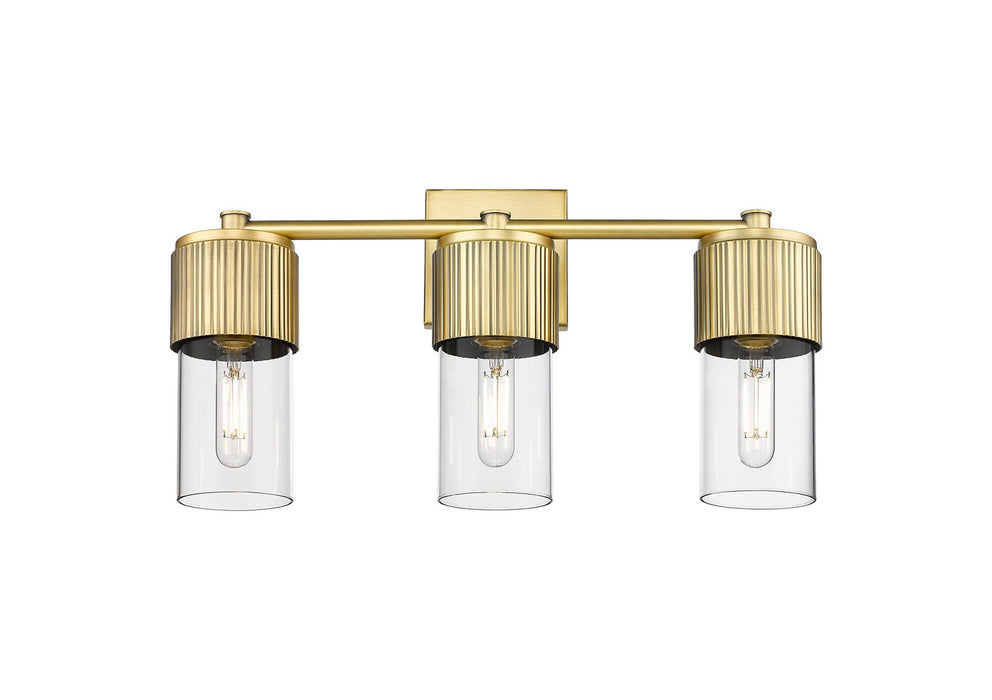 Innovations - 428-3W-BB-G428-7CL - LED Bath Vanity - Downtown Urban - Brushed Brass