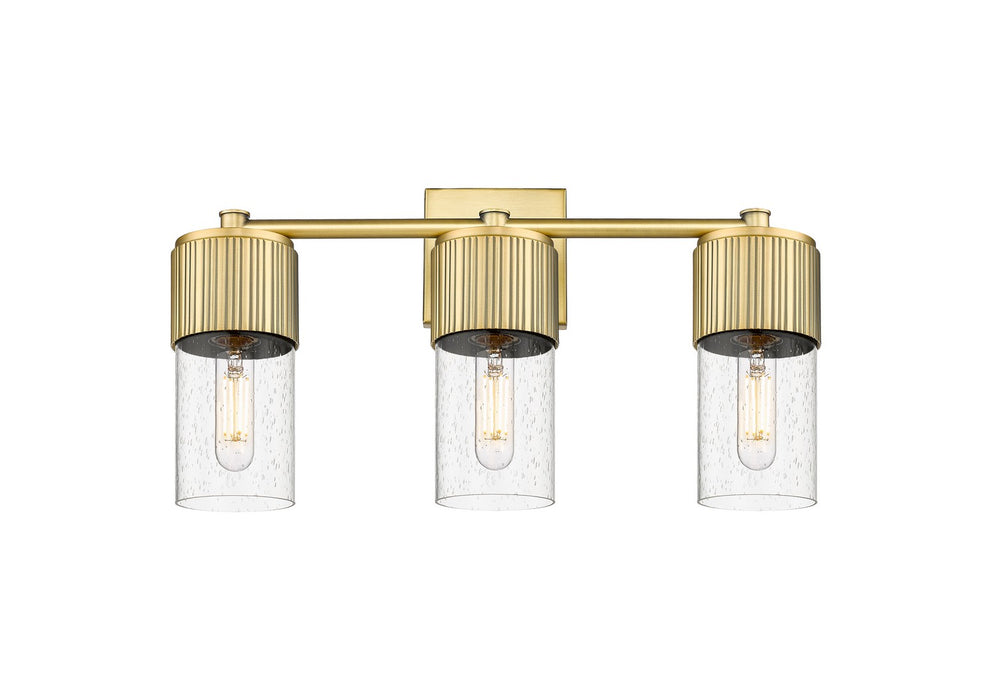 Innovations - 428-3W-BB-G428-7SDY - LED Bath Vanity - Downtown Urban - Brushed Brass