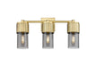 Innovations - 428-3W-BB-G428-7SM - LED Bath Vanity - Downtown Urban - Brushed Brass