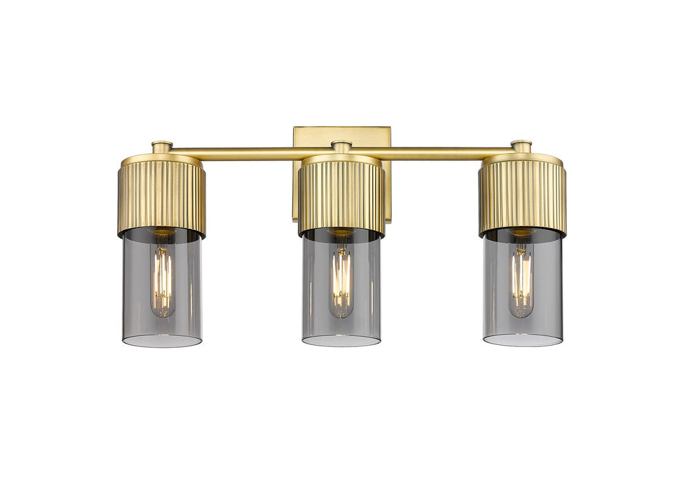 Innovations - 428-3W-BB-G428-7SM - LED Bath Vanity - Downtown Urban - Brushed Brass