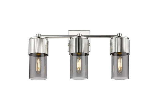 Innovations - 428-3W-PN-G428-7SM - LED Bath Vanity - Downtown Urban - Polished Nickel