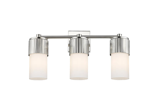 Innovations - 428-3W-PN-G428-7WH - LED Bath Vanity - Downtown Urban - Polished Nickel