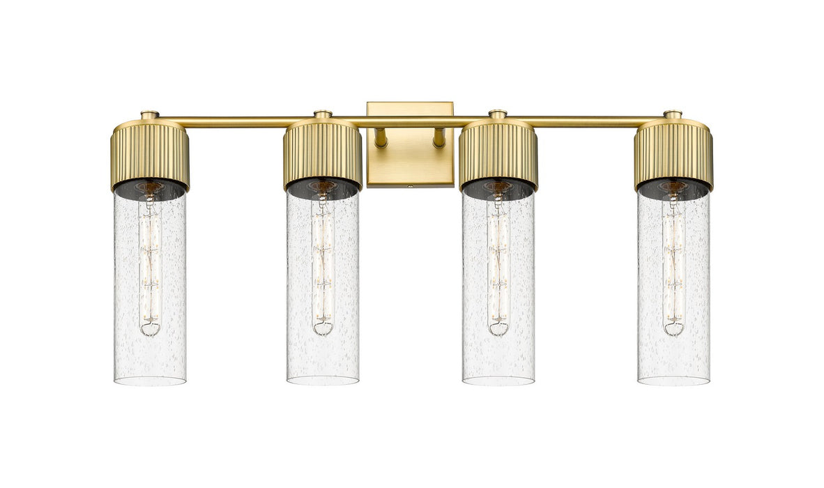 Innovations - 428-4W-BB-G428-12SDY - LED Bath Vanity - Downtown Urban - Brushed Brass