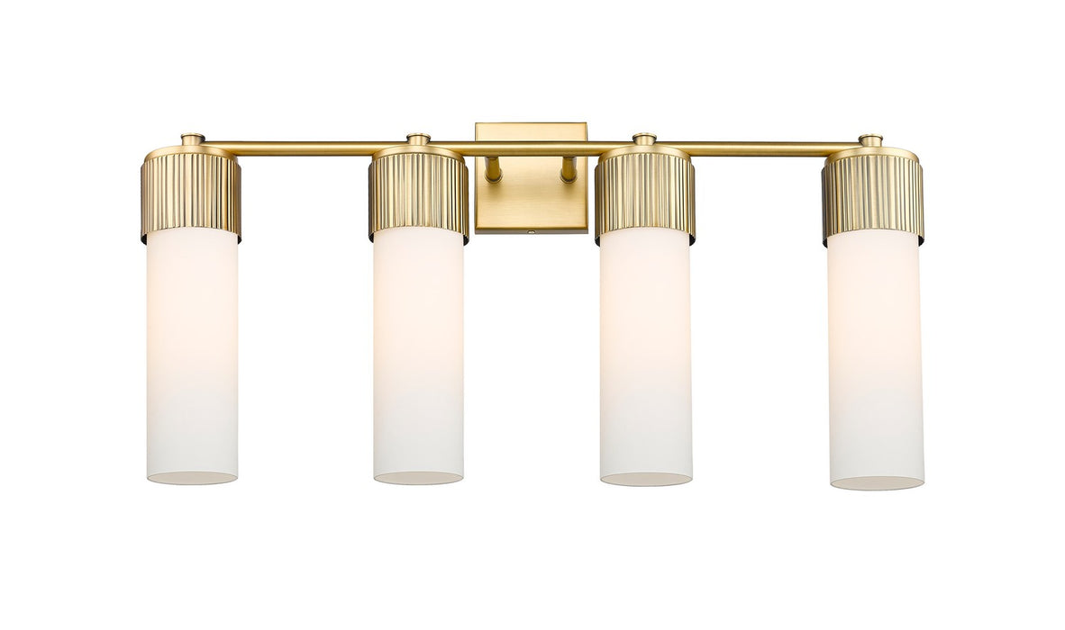 Innovations - 428-4W-BB-G428-12WH - LED Bath Vanity - Downtown Urban - Brushed Brass