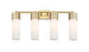 Innovations - 428-4W-BB-G428-12WH - LED Bath Vanity - Downtown Urban - Brushed Brass