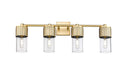 Innovations - 428-4W-BB-G428-7CL - LED Bath Vanity - Downtown Urban - Brushed Brass