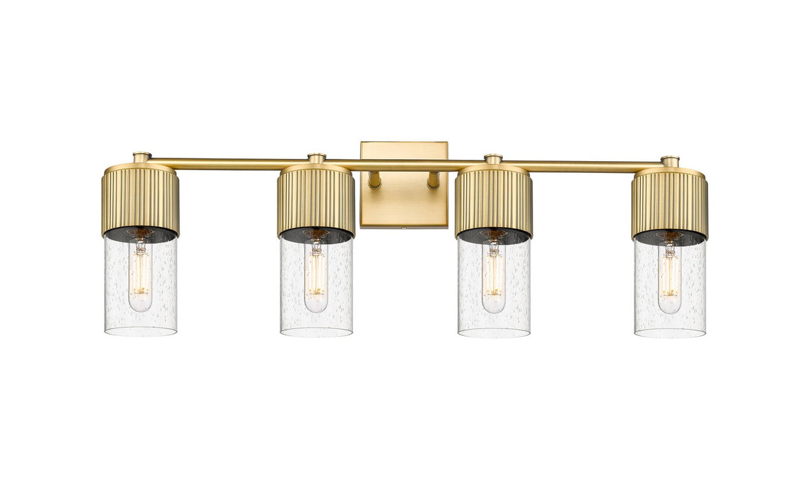 Innovations - 428-4W-BB-G428-7SDY - LED Bath Vanity - Downtown Urban - Brushed Brass