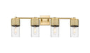 Innovations - 428-4W-BB-G428-7SDY - LED Bath Vanity - Downtown Urban - Brushed Brass