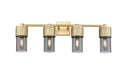 Innovations - 428-4W-BB-G428-7SM - LED Bath Vanity - Downtown Urban - Brushed Brass