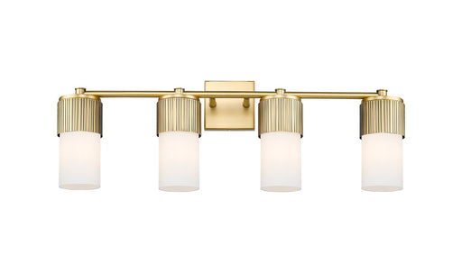 Innovations - 428-4W-BB-G428-7WH - LED Bath Vanity - Downtown Urban - Brushed Brass