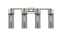 Innovations - 428-4W-PN-G428-12SM - LED Bath Vanity - Downtown Urban - Polished Nickel