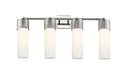 Innovations - 428-4W-PN-G428-12WH - LED Bath Vanity - Downtown Urban - Polished Nickel