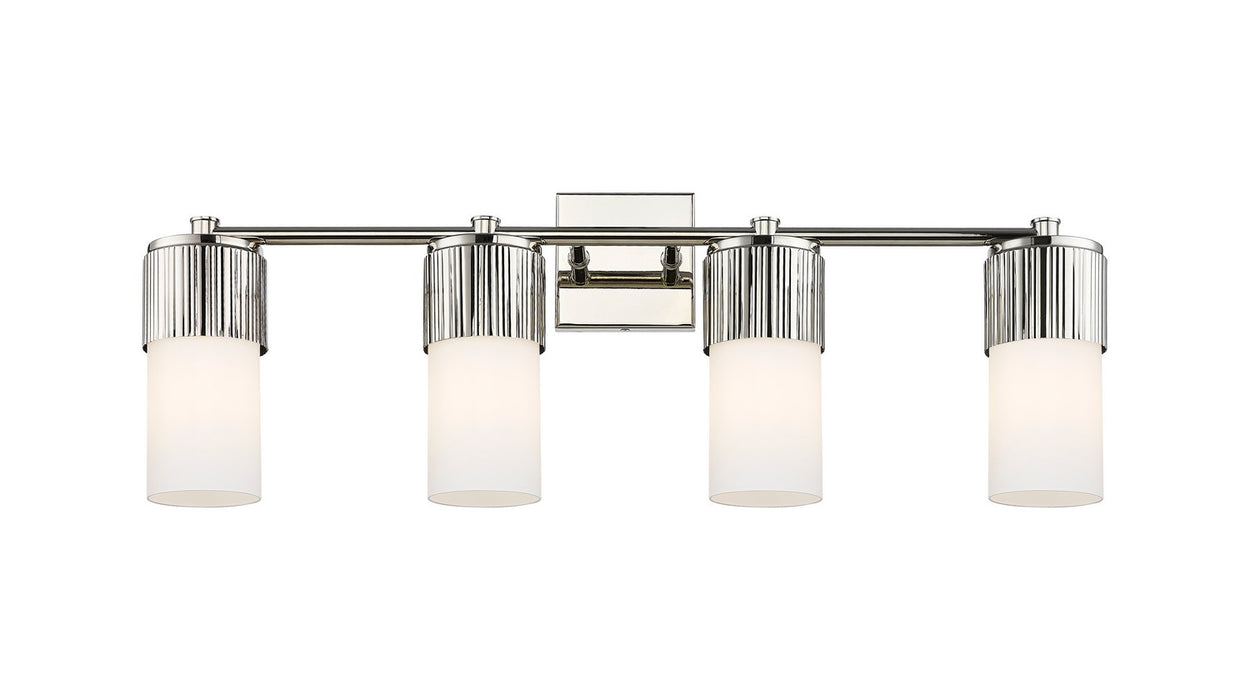 Innovations - 428-4W-PN-G428-7WH - LED Bath Vanity - Downtown Urban - Polished Nickel