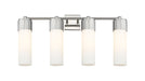 Innovations - 428-4W-SN-G428-12WH - LED Bath Vanity - Downtown Urban - Satin Nickel