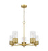 Innovations - 428-5CR-BB-G428-7SDY - LED Chandelier - Downtown Urban - Brushed Brass