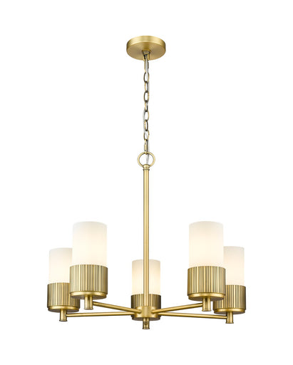 Downtown Urban LED Chandelier Brushed Brass