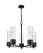 Innovations - 428-5CR-BK-G428-12CL - LED Chandelier - Downtown Urban - Matte Black