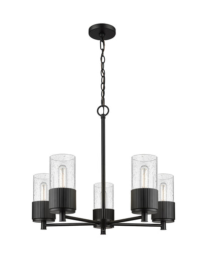 Downtown Urban LED Chandelier Matte Black