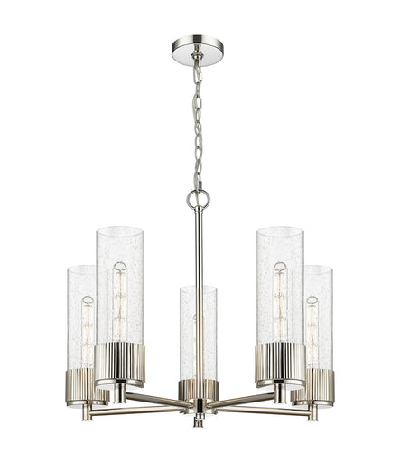 Downtown Urban LED Chandelier Polished Nickel
