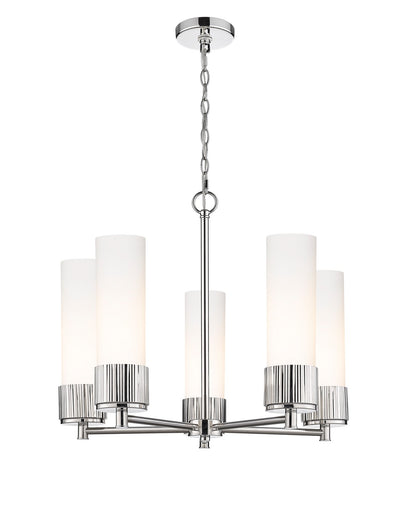 Downtown Urban LED Chandelier Polished Nickel