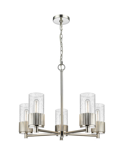 Downtown Urban LED Chandelier Polished Nickel