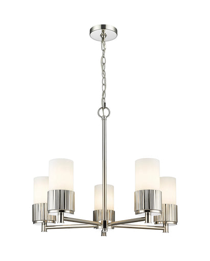 Downtown Urban LED Chandelier Polished Nickel