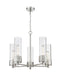 Innovations - 428-5CR-SN-G428-12CL - LED Chandelier - Downtown Urban - Satin Nickel