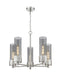 Innovations - 428-5CR-SN-G428-12SM - LED Chandelier - Downtown Urban - Satin Nickel