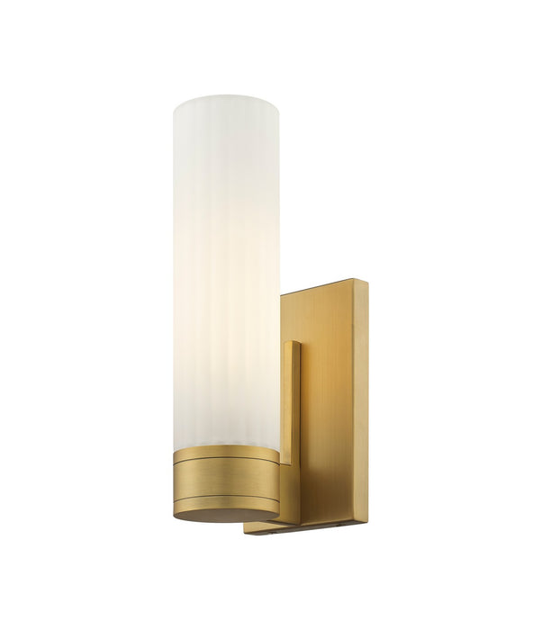 Innovations - 429-1W-BB-G429-11WH - LED Wall Sconce - Downtown Urban - Brushed Brass