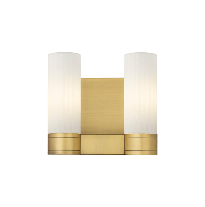 Innovations - 429-2W-BB-G429-8WH - LED Bath Vanity - Downtown Urban - Brushed Brass