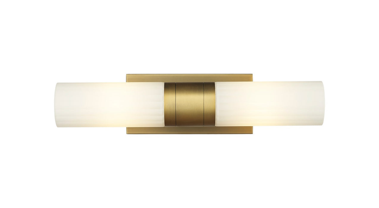 Innovations - 429-2WL-BB-G429-8WH - LED Bath Vanity - Downtown Urban - Brushed Brass