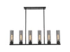 Innovations - 429-6I-BK-G429-11SM - LED Linear Pendant - Downtown Urban - Matte Black