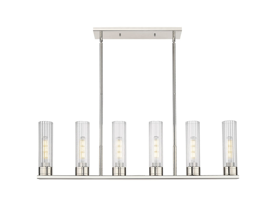 Innovations - 429-6I-PN-G429-11CL - LED Linear Pendant - Downtown Urban - Polished Nickel