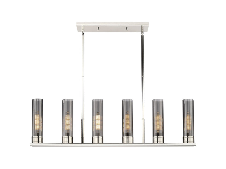 Innovations - 429-6I-PN-G429-11SM - LED Linear Pendant - Downtown Urban - Polished Nickel