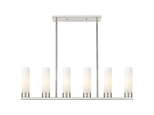Innovations - 429-6I-PN-G429-11WH - LED Linear Pendant - Downtown Urban - Polished Nickel