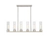 Innovations - 429-6I-SN-G429-11CL - LED Linear Pendant - Downtown Urban - Satin Nickel