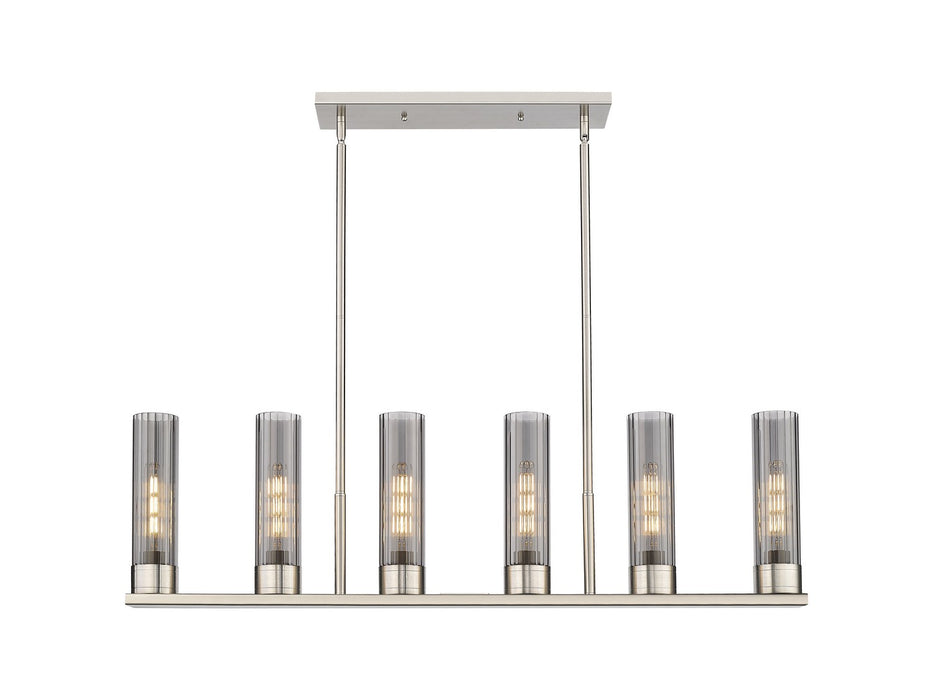 Innovations - 429-6I-SN-G429-11SM - LED Linear Pendant - Downtown Urban - Satin Nickel