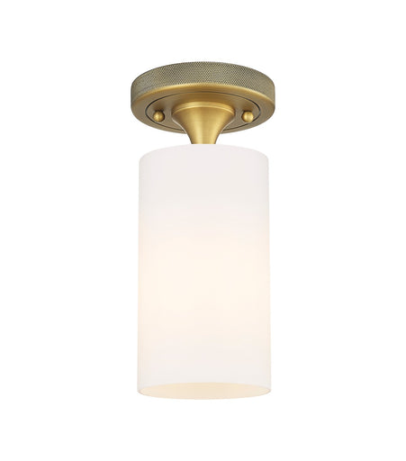 Downtown Urban LED Flush Mount Brushed Brass