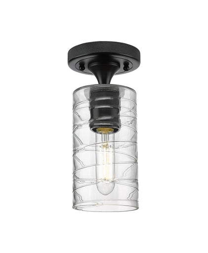 Downtown Urban LED Flush Mount Matte Black