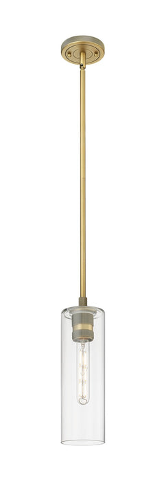 Innovations - 434-1S-BB-G434-12CL - LED Pendant - Downtown Urban - Brushed Brass