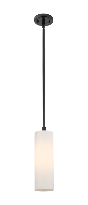 Innovations - 434-1S-BK-G434-12WH - LED Pendant - Downtown Urban - Matte Black