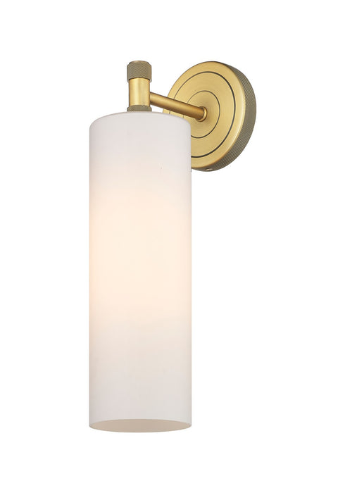 Innovations - 434-1W-BB-G434-12WH - LED Wall Sconce - Downtown Urban - Brushed Brass