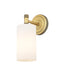 Innovations - 434-1W-BB-G434-7WH - LED Wall Sconce - Downtown Urban - Brushed Brass